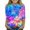 10Multicolor, variant on Hicidod Toddler Shirts 3/4 Length Sleeve Crewneck Tops Fashion Tie-Dye Spring Summer Pullover Clothes for Kids Girls Boys