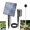 1 Set, variant on Solar Pond Aerator with Air Pump, Solar-Powered Pond Aerator with Pipe Air Bubble Stones, Solar Air Pump for Garden Fish Tank Outdoor Pool Pond (1 Set)