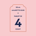 thumbnail image 4 of Atypique Amaretto Sour4X355ML, 4 of 10