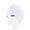 White, variant on CSChome Beanie Hat Women Hat Good Stretch Wind-proof Tear-resistant Shrink Brimless Warm Sequin Trim Flower All Match Turban Hat Fashion