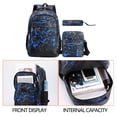 thumbnail image 3 of 3 Piece Set Backpack High Backpack Three Sets Of Leisure Large Capacity Outdoor Travel Backpack, Fathers Day Gifts, 3 of 9
