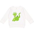thumbnail image 2 of Inktastic Green Dragon Toddler Sweatshirt, 2 of 4