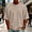 Beige, variant on VgaVtl Big and Tall Men's Tshirt Short Sleeve Summer Cotton Casual Mens Clothes Regular Everyday Plain Basic