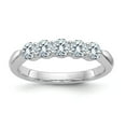 thumbnail image 1 of 14K White Gold Ring Band Moissanite Round 1.00ct. 5 Colorless, 1 of 2