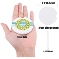 thumbnail image 2 of POGLIP Summer Fresh Lemon Wreath Blue Stripes Set of 6 Car Coaster for Drinks, Absorbent Ceramic Stone Coasters Cup Mat with Cork Base for Home Kitchen Room Coffee Table Bar Decor, 2 of 5