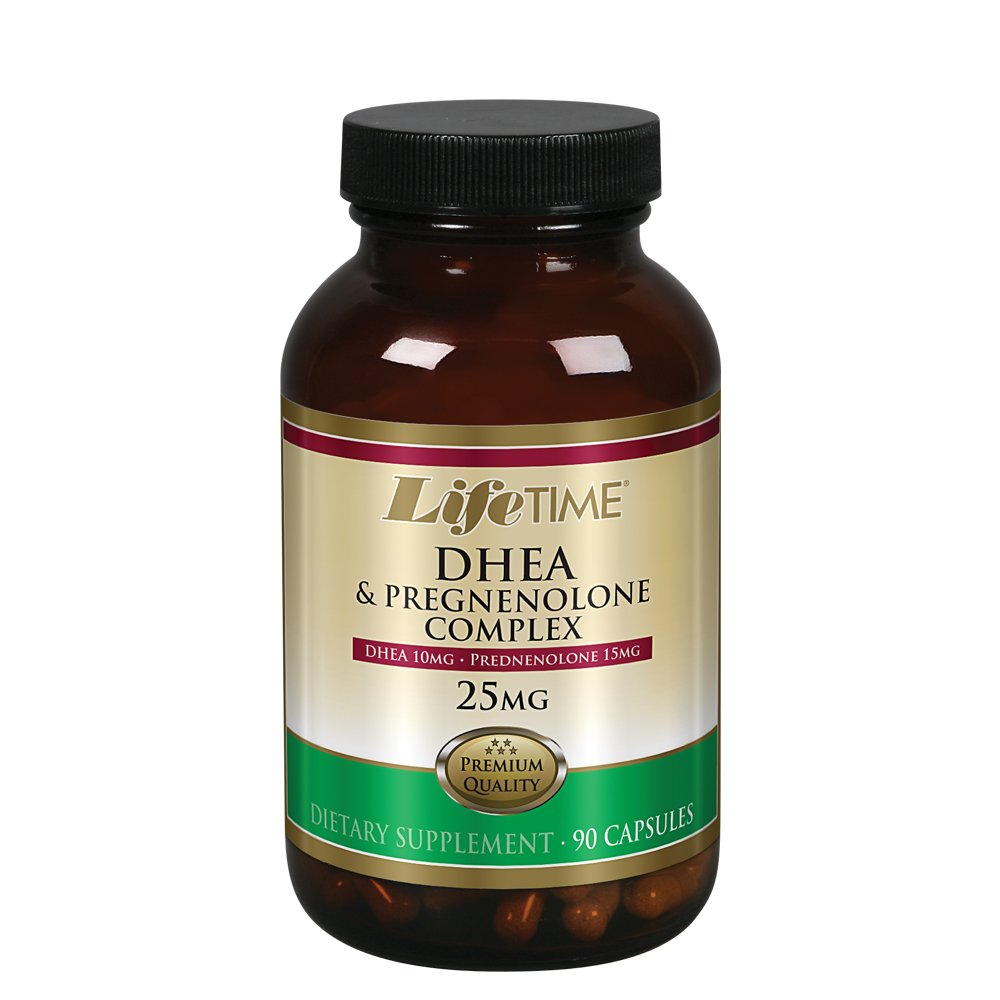 Lifetime DHEA Pregnenolone Complex Support Hormone Balance, Energy, Mood, Weight & Libido 90