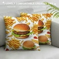 thumbnail image 3 of RUIYC Fries Cushion Cover Giant Beach Pillowcase Fun Creative Throw Pillow Cover, 3 of 5