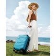 thumbnail image 6 of Coolife Hardside Carry-On Luggage with TSA Lock, Spinner Wheels, Telescopic Handle, Lightweight Suitcase (Champagne, S(20in_carry on)), 6 of 9