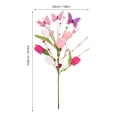 thumbnail image 2 of Artificial Tulip Butterfly Pick for Decoration Valentine's Day Wedding 6 Inches, 2 of 8
