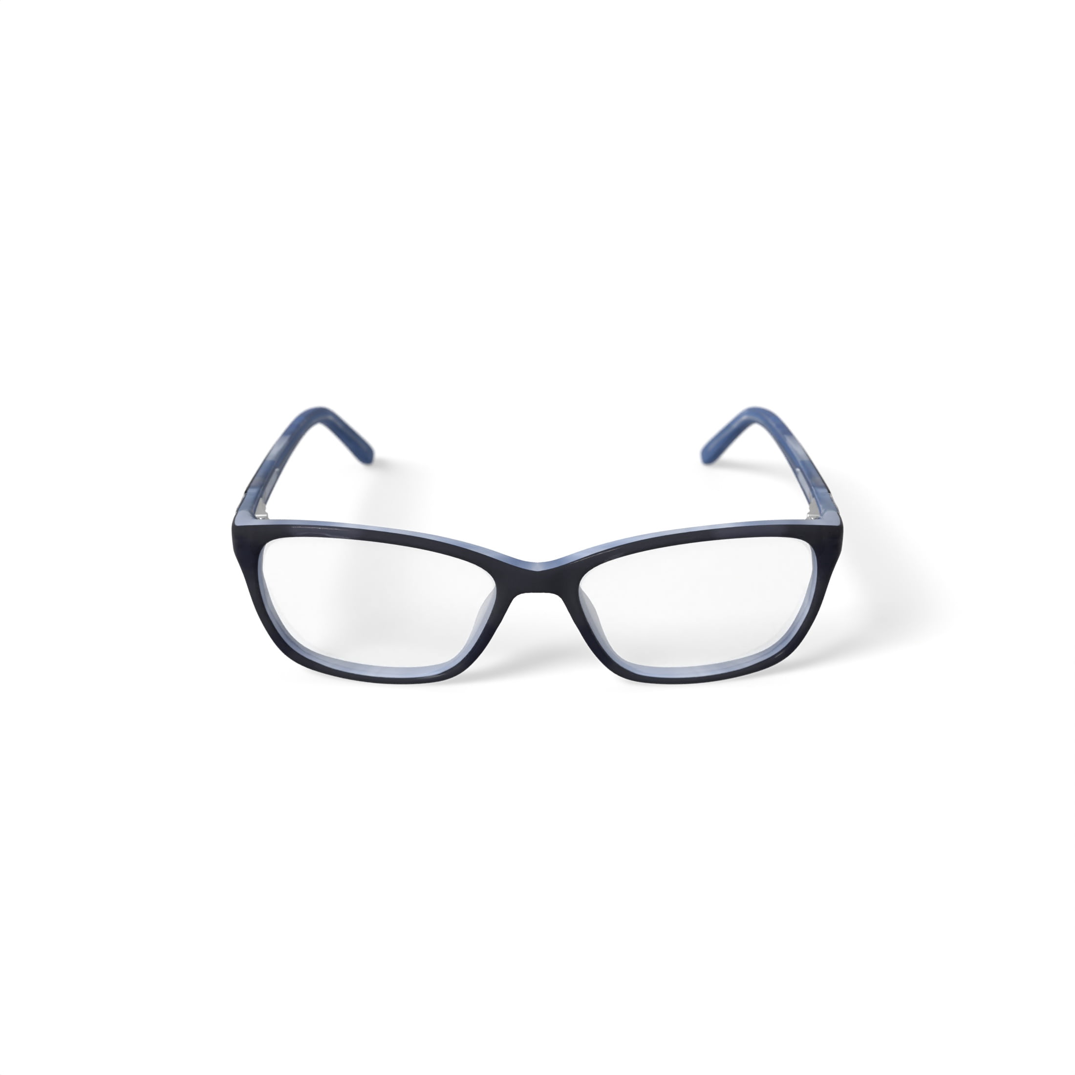 Elizabeth Arden Women's Rectangular Eyeglasses, EA1149, Camo Black, 52-16-140, with Case
