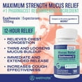 thumbnail image 6 of WELMATE Cough Medicine Mucus Relief Guaifenesin 1200 mg Expectorant Tablets, 100 Count, 6 of 8
