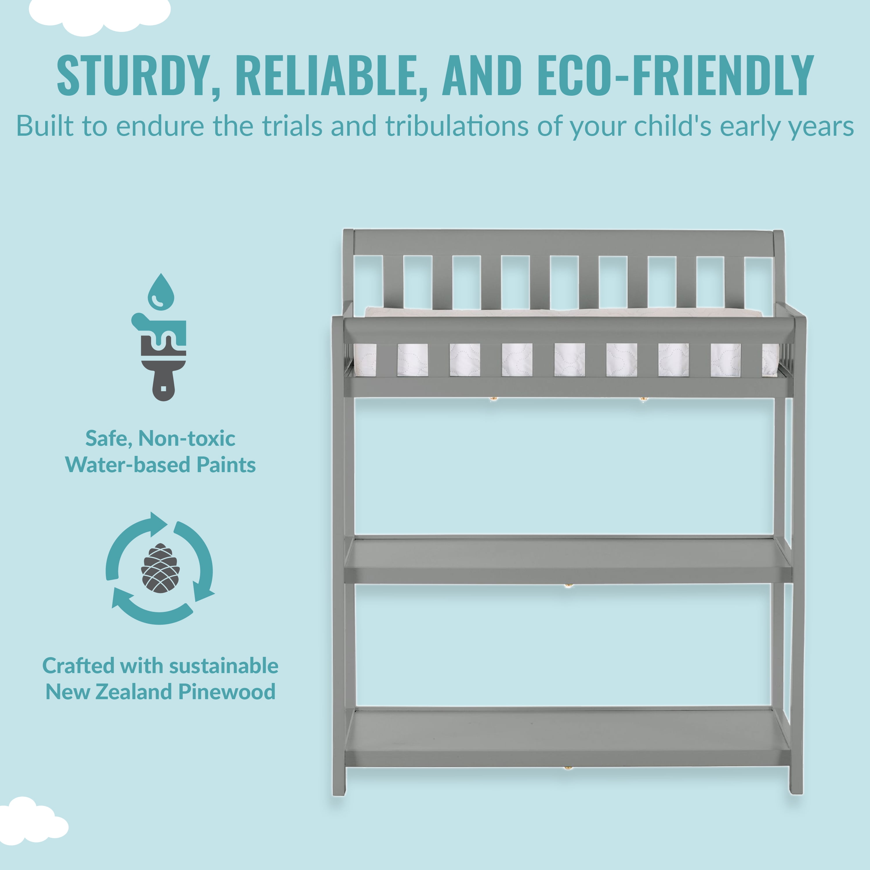 Eco friendly changing table 2025