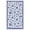 Blue/White, variant on Floral Outdoor Area Rug UV Resistant Plastic Straw Portable Reversible Camping Carpet Waterproof Throw Mat for Patio Decor Balcony Picnic