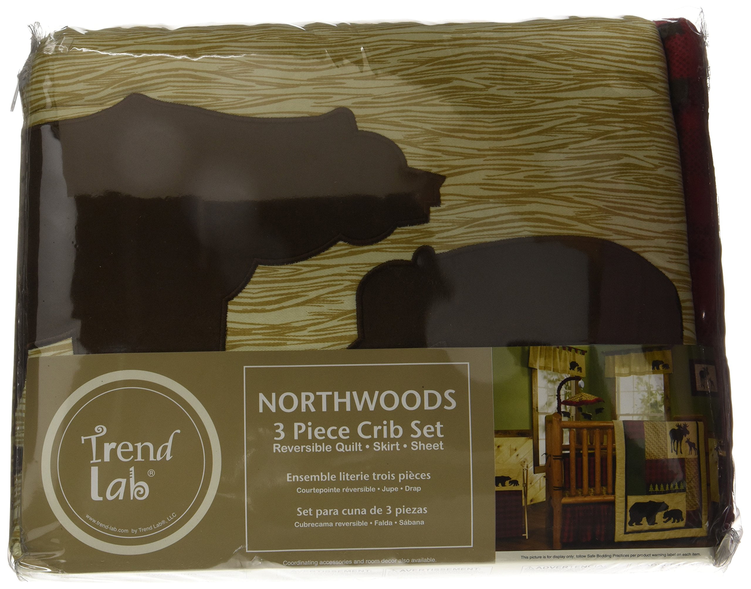 trend lab northwoods crib bedding