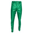 thumbnail image 4 of GHSOHS Cargo Pants Baggy Jeans for Men Green Sweatpants Trousers Work Pants Stretch Slim Fit Leather Pants with Plush Leggings Elastic Trendy Motorcycle Leather Pants Men’S Pants,3XL, 4 of 5