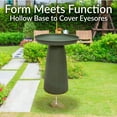 thumbnail image 5 of Sunnydaze Gleeful Garden Metal Bird Bath for Outdoors - UV-Resistant Large Bird Bath for Outside - 23-Inch - Matte Green, 5 of 16