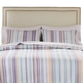 thumbnail image 5 of Ysa 36 Inch Quilted King Pillow Sham Cotton Reversible Striped Design, 5 of 7