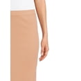 thumbnail image 4 of Time and Tru Women's Pull-On Ribbed Midi Skirt, 4 of 5