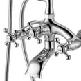 thumbnail image 3 of Vinnova Juniper Adjustable-Center Wall-Mount Tub Faucet in Chrome, 3 of 4