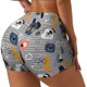 thumbnail image 1 of Fotbe Dog Shorts Sin Costuras – Shorts Deportivos de Cintura Alta para Mujer, Elásticos para Gimnasio, Yoga, Running o Ciclismo-Large, 1 of 8