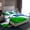 Blue Green White, variant on Homewish Teens Blue Flower Leaves 3pcs Twin Sheet Sets,Vintage Aesthetic Twin Fitted Sheet,Minimalist Mid Century Breathable Flat Sheet,Microfiber Bedroom Decor