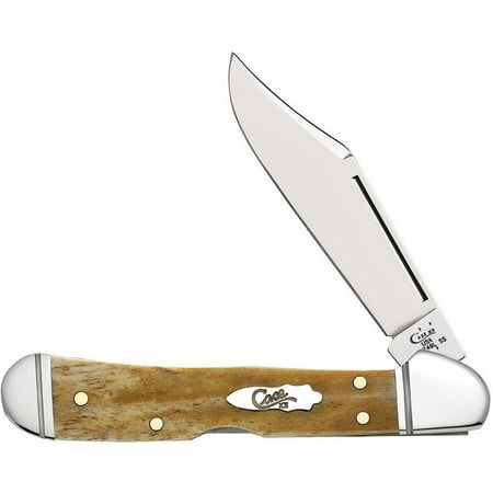 - Case XX Knife 58186 Smooth Antique Bone Copperlock