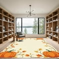 thumbnail image 2 of ODIKA 5x7 Machine Washable Non-Slip Area Rug, Farmhouse Orange High Traffic Rug with Pad, Orange, 1053301, 2 of 8