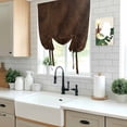 thumbnail image 5 of Rustic Wood Tie Up Curtains for Windows, Adjustable Balloon Window Shades, Brown Wooden Planks Farmhouse Vintage Kitchen Window Treatments Adjustable Roll Up Curtain for Basement/Nursery 52"x45", 5 of 8