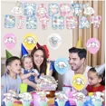 thumbnail image 3 of Cinnamoroll Dog Birthday Party Supplies Set，Include Balloons Banner Cake Toppers, 3 of 4