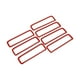 thumbnail image 1 of Cubierta de recubrimiento de salida de aire del capó Unique Bargains para Jeep Wrangler JL JLU 2018-2024, Bezel de decoración exterior ABS rojo 15x4.5cm 7 Pcs, 1 of 7