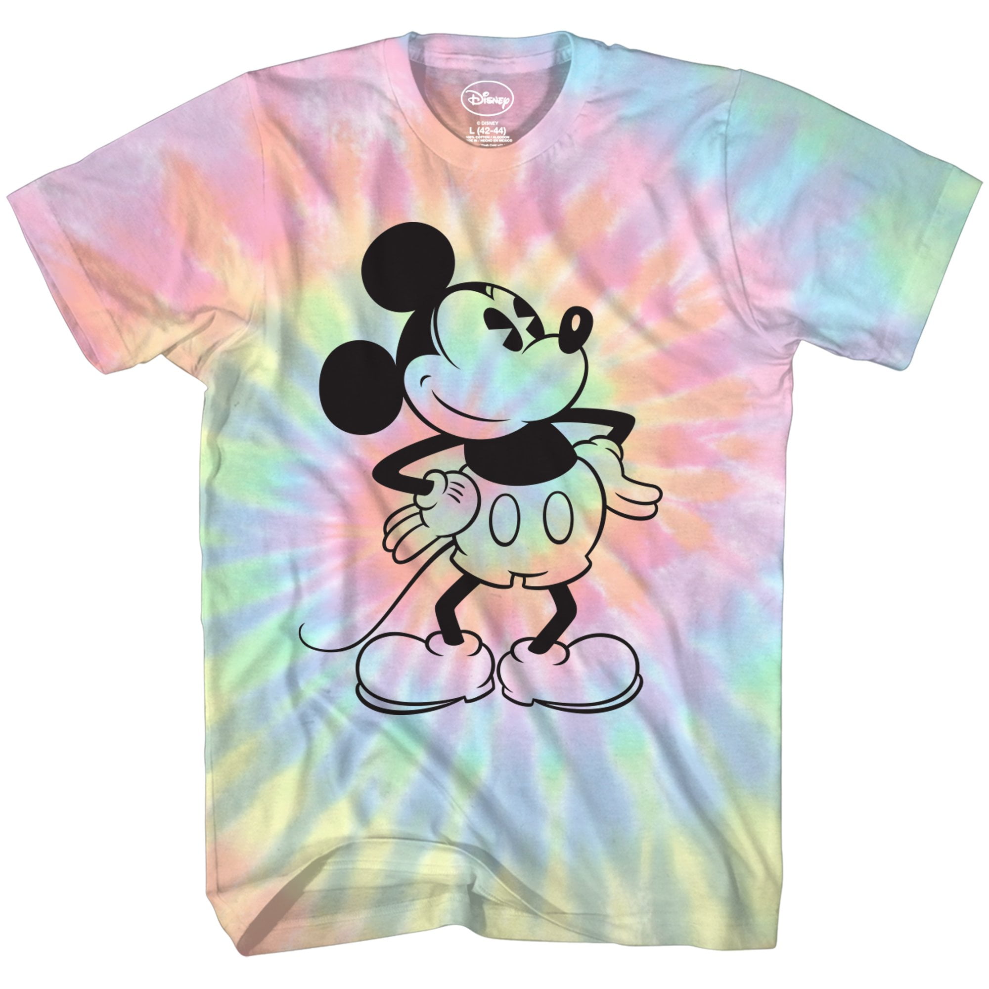 Disney Mickey Mouse Attitude Tie Dye Classic Vintage Disneyland World