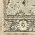 thumbnail image 3 of 10' X 13' Grey Brown Tan And Beige Oriental Power Loom Stain Resistant Area Rug, 3 of 5