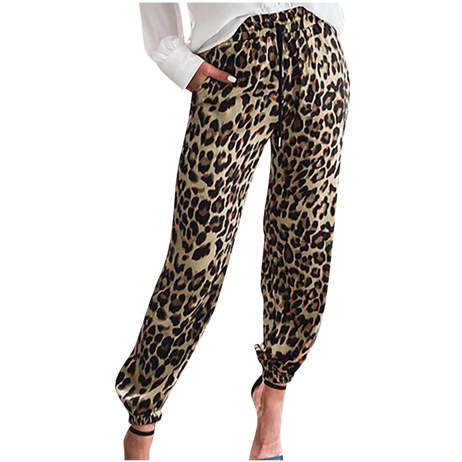 Womens Summer Clothes Womens Comfy Summer Leopard Print Long