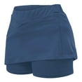 thumbnail image 5 of uublik Girls Athletic Skirt Navy Tennis Skirts Golf Skort Athletic Dance Running School Sport Skirts with Shorts Size 2T-12, 5 of 5