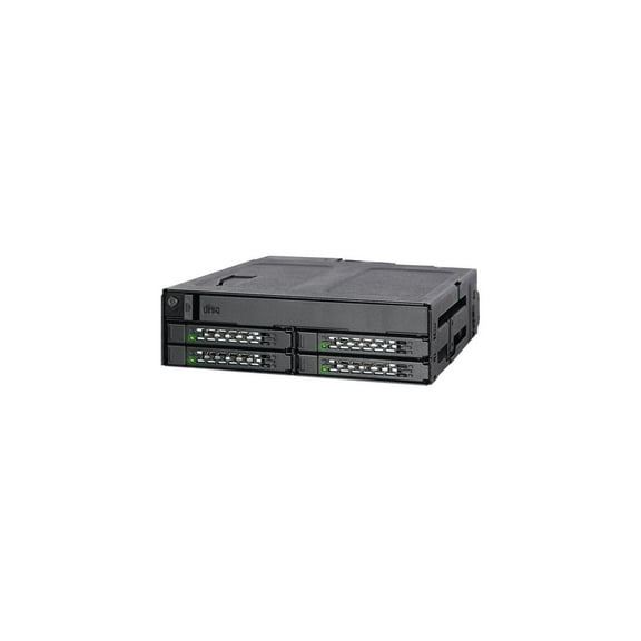 Icy Dock ToughArmor MB604SPO-B Drive Enclosure for 5.25" - Serial ATA/600 Host Interface Internal - Black (229192)