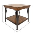 thumbnail image 2 of Intercon Furniture District Traditional Wood End Table in Copper Finish, 2 of 4