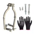 thumbnail image 1 of DOLITY Convertisseur de Tenon Carré en Métal Outil de Localisation de Banc avec Vis Gants, 1 of 7