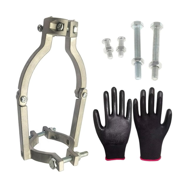 DOLITY Convertisseur de Tenon Carré en Métal Outil de Localisation de Banc avec Vis Gants