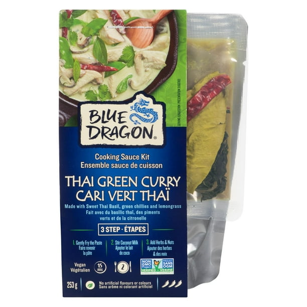 Cari vert thaï en 3 étapes Blue Dragon 253 g