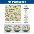 thumbnail image 6 of Lemon Tree Branches Chair Covers Set of 8 Farmhouse Summer White Floral Rustic Linen Chair Back Covers Stretch Removable Washable Slipcovers Protector for Dining Room Kitchen Party Decor, 6 of 9