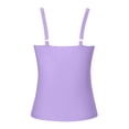 thumbnail image 6 of Tankini Tops for Women V Neck Triangle Swim Bathing Suit Athletic Push Up Swim Tops No Bottom, 6 of 7
