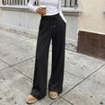 thumbnail image 4 of SUNBS Womens Wide Leg Sweat Pants For Women Lounge Pants With Pockets Drawstring, 4 of 9