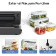 Vacuum Sealer Machine, Automatic Food Sealer with Cutter, Dry & Moist