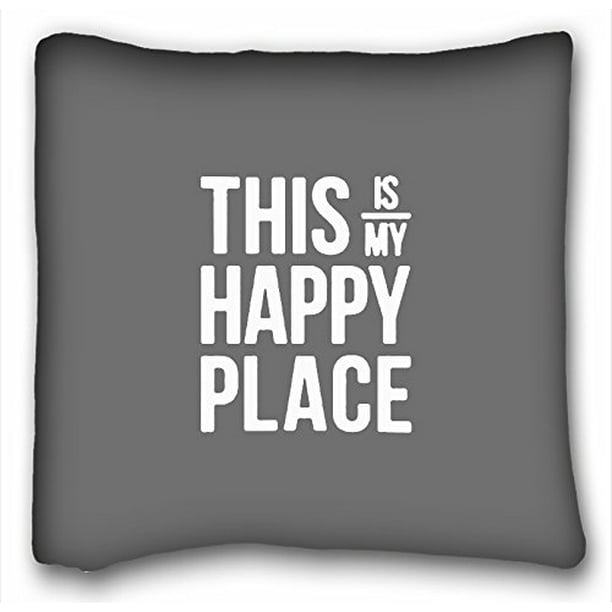 WinHome This Is My Happy Place Throw Pillow This Is My Happy Place