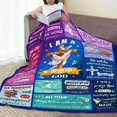 thumbnail image 2 of Christian Gifts for Women, Inspirational Religious Graduation Gifts, Soft Throw Blankets for Women, Religious Gifts for Women Men Girls, Baptism Confirmation Gifts for Girls 40"X 50", 2 of 6