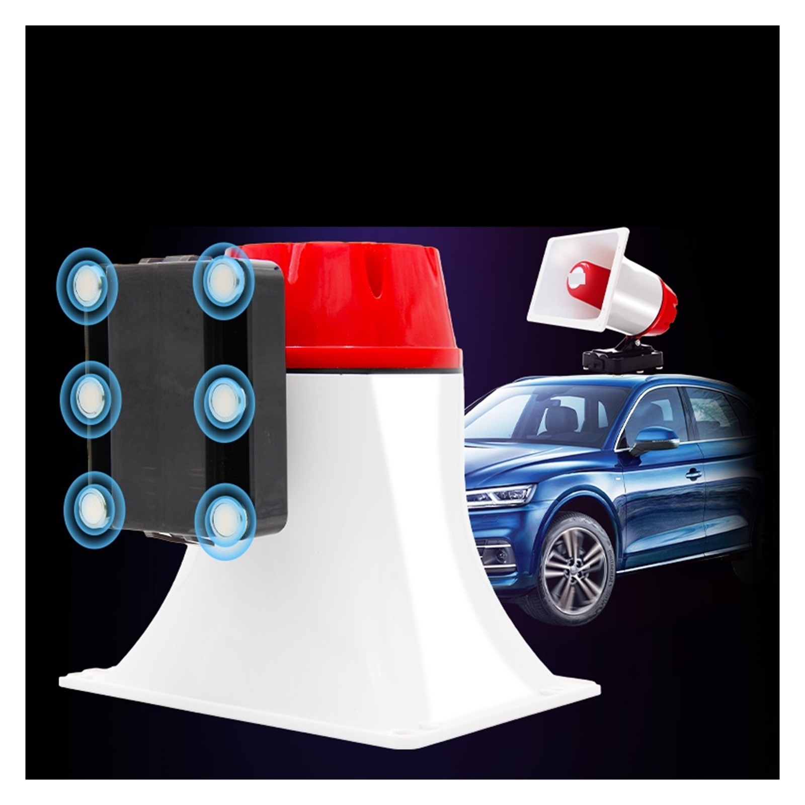 High-pitched Car Loudspeaker Can Be Charged Recording Booth Hawker Loudspeakers ,Powerful Voice Amplifier