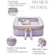 thumbnail image 2 of Bolsa de cosméticos Popvibe Mini Clear Makeup de piel morada, 2 of 8