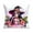 E003- Style C, variant on Decorative Pillow, Pillow Cover, Summer Decorations, Halloween Decor, 18X18 Inch Double-Sided Linen Leopard Sun Hat Skeleton Tropical Hibiscus Print Pillow Cover, Easy to Remove &