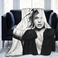 thumbnail image 2 of Blanket Millie Bobby Brown Soft and Comfortable Warm Fleece Throw Blankets Yoga Blankets Beach Blanket Picnic Blankets Gift for Dorm Room Office Decor Sofa Bed Camping Travel All Season40"x30", 2 of 7
