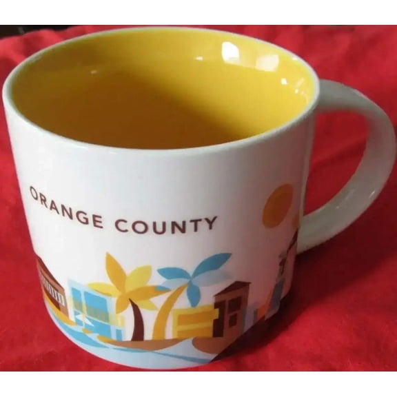 Starbucks 2013 You Are Here Collection Orange County 14 oz Collector Mug